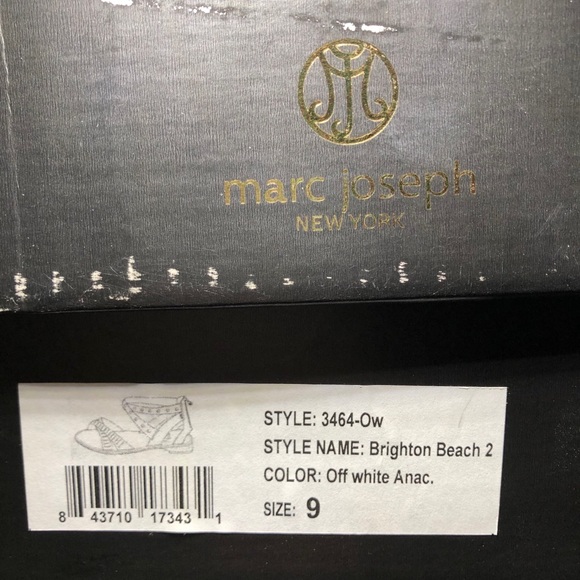 NEW Marc Joseph NY Brighton Beach Fashion Sandals - Picture 11 of 12